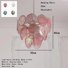 HomeLover Camisa Murano люстра из розового стекла