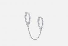 Пирсинг Золотой Бриллиант 1 шт VESNA JEWELRY