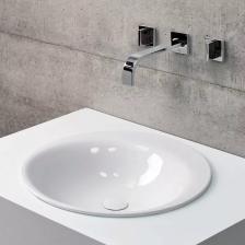 Bette Lux Oval Couture Раковина встраиваемая 500х500х100 мм, c 1 отв под смеситель, цвет белый