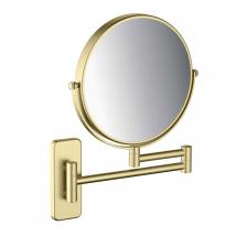 Косметическое зеркало AQUATEK AQ4910BG без подсветки, двухстороннее, телескопическое, поворотное