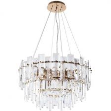 Подвесная люстра каскадная хрустальная Arte Lamp Nicoletta A1052SP-10GO