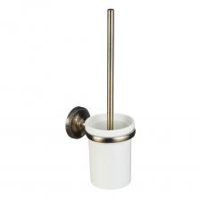 Ершик для унитаза Fora Real подвесной керамика/металл бронза (FOR-RE020/800)