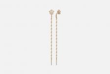Серьги золотые Бриллиант 2 шт VESNA JEWELRY