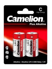 Батарейка Батарея Camelion Plus Alkaline LR14-BP2 C 8000mAh (2шт) блистер