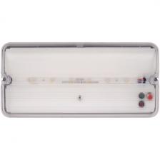 Светильник светодиодный влагозащищенный с БАП 4000K Uniel ULW-K25B 6W/4000K/EMG IP65 WHITE