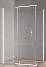 Душевой уголок Royal Bath HPVD 140х80 профиль белый стекло прозрачное