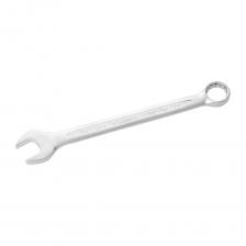 Комбинированный гаечный ключ представляет собой конструкцию, объединяющую рожковый и накидной профили. Данный вид инструмента применяется для выполнения любых видов работ с крепежом - как дома, в гараже, в авто-слесарной мастерской, станции технического обслуживания авто, мото и другой техники, так и на производстве. Финишная обработка Soft matt и хром никелевое покрытие комбинированного ключа обеспечивает надежную защиту от коррозии, а также надежный хват и препятствует выскальзыванию инструмента из рук. 12-гранный профиль накидной части подходит к головкам болтов и гайкам как 6-, так и 12-гранного профиля, и обеспечивает 5 градусный шаг перехвата. Специальный отгиб, в 15 градусов накидной части ключа позволит работать в местах с ограниченным доступом к крепежу и поможет подобраться к крепежу как с торца, так и с боку, в зависимости от места выполняемых работ. Ключи изготовлены из высококачественной инструментальной легированной хром-ванадиевой стали. Технология горячей ковки и термической обработки ключей придаёт им особую прочность и высокую надёжность - все те качества, которые соответствуют требованиям стандартов DIN 3113, ISO 7738.