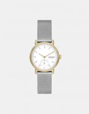 Женские часы Skagen Kuppel Lille с двумя стрелками и секундной стрелкой, из нержавеющей стали, золотого цвета - СЕРЕБРО