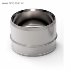 Заглушка внутренняя глухая для дымохода «УМК», d=80 мм, нержавеющая сталь