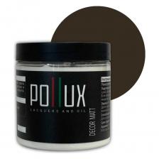 Декоративная краска Pollux Decor Matt - это водно акриловые краски Premium качества российского производства. Предназначена для покраски мебели, радиаторов, а также декоративных элементов из полиуретана, гипса, МДФ, ДСП. Подходит как для первичной окраски поверхности, так и для ремонта и реставрации ранее окрашенных поверхностей. Образует износостойкое покрытие. Благодаря хорошему растеканию легко наносить, ложится ровным слоем. Не требует нанесения дополнительных грунтов. Не содержит растворителей, без запаха, быстросохнущая. Для использования декоративной краски Pollux не требуется специальных малярных навыков.   Ввиду цветопередачи различных устройств, цвет может незначительно отличаться от заявленного на фото! Инструкция по применению: Перед применением тщательно перемешать!!! Подготовка поверхности: Окрашиваемая поверхность должна быть чистой, сухой, обезжиренной, без пыли и загрязнений. Если поверхность ранее окрашена, необходимо удалить отслоившееся старое покрытие, зашкурить твердые, глянцевые поверхности до матовости. Окраска: Нанести 1 слой краски, дождаться полного высыхания - 30 минут. Далее нанести еще 1-2 слоя, с промежуточной сушкой, в зависимости от желаемого результата. Способ нанесения: кисть, валик, распыление.  Для распыления необходимо разбавить водой на 10%. Очистка инструмента: Промыть теплой водой сразу после использования, без применения растворителей.