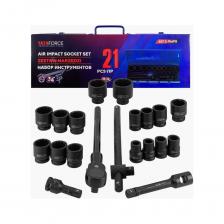 Набор ударных инструментов YATAFORCE включает 21 предмет и предназначен для интенсивного использования в профессиональной среде — на СТО, производственных предприятиях, а также в быту. Все элементы выполнены из прочной хромомолибденовой стали (CrMo), обеспечивающей высокую стойкость к ударным нагрузкам. Комплект поставляется в металлическом кейсе с надёжными защёлками, что делает его удобным для хранения и транспортировки.ПреимуществаПрофессиональное качество Изготовлен из хромомолибденовой стали — устойчив к деформации и коррозии.Ударные 12-гранные головки Размеры от 17 до 50 мм — охватывают широкий спектр задач.Посадочный квадрат 3/4" Подходит для работы с крупным крепежом, особенно в авто- и промышленной сфере.Полный комплект для работы Включает трещотку, Т-образный вороток, удлинитель и кейс.Прочный металлический кейс Ударостойкий, с надёжными замками — идеален для транспортировки.Универсальность применения Подходит для ремонта автомобилей (отечественных и иностранных), строительных и бытовых задач.