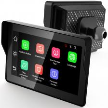 Мотоцикл 5-дюймовый дисплей Беспроводной Carplay Moto Портативная цифровая приборная панель Android Auto GPS BT Дисплей Монитор Навигация Siri