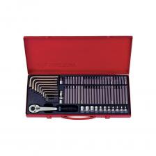 Набор вставок бит (3/8", TORX, SPLINE, HEX, 69 предметов) KING TONY 5169PR