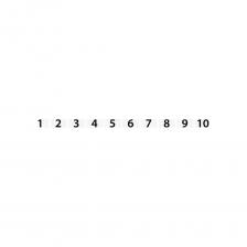 Вертикальная маркировка Горизонтальная маркировка Klemsan DO10/5; 321-330, 510 шт. 0.0.0.5.504033