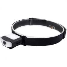 Фонарь налобный Ritter аккумуляторный, светодиодный, встроенный аккумулятор, крепление на кепку, подвес, датчик движения, три режима работы, 5Вт, 1200мАч, 180Лм