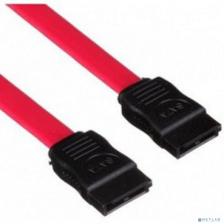 Кабели, шлейфы, переходники Кабель SATA ExeGate EX-CC-SATA-DATA-L (7pin/7pin, металлические защелки, 0,4-0,5м)
