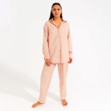 Брюки домашние женские MINAKU: Home collection, цвет персиковый, размер 42