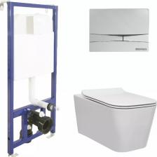 Комплект Berges Wasserhaus Novum кнопка хром 043223