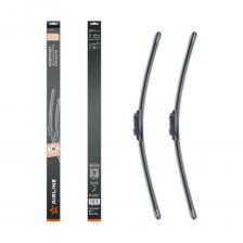 Щетки стеклоочистителя AIRLINE комплект 650/400мм (26/16) бескаркасные PREMIUM с креплением Pinch Tab, 2 штуки AWBM075