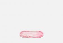 Поднос декоративный Овальный, для украшений, свечей, мелочей, Pink 1 шт OGONEK
