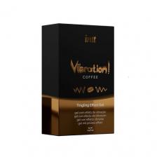 Возбуждающее средство INTT Увлажняющий гель для тела Vibration Gel с ароматом Кофе 15