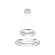 Хрустальная светодиодная люстра Citilux Чезаре CL338261 истинное произведение искусства, которое не оставит равнодушными даже самых требовательных ценителей красоты. Основание круглой формы, цвет хром. Два хрустальных кольца на металлическом каркасе, подвешены на элегантных тросиках и словно парит в воздухе. Хрустальные элементы являются воплощением кристальной прозрачности и современной огранки, они играют сияющими отблесками света и создают неповторимую атмосферу роскоши и элегантности. Высота подвесной модели легко регулируется в диапазоне от 35см до 1,5м, что делает ее идеальным решением для помещений с высокими, стандартными и низкими потолками. Диаметр внешнего кольца 600мм, внутреннего 400мм. Мощность изделия 80Вт, что позволяет ей осветить площадь до 25м?, создавая при этом яркое и равномерное освещение. Особенностью светильника является возможность управления с помощью пульта дистанционного управления - можно регулировать яркость света от 10% до 100%, выбирать цветовую температуру в диапазоне от 3000 до 5500 К и наслаждаться теплыми, нейтральными или холодными оттенками света, есть режимы памяти и ночника. Хрустальная кольцевая люстра Ситилюкс Чезаре CL338261 с пультом дистанционного управления прекрасно впишется в любой интерьер - от классического до современного. Это настоящая жемчужина станет центральным элементом интерьера в городской квартире, загородном доме, популярном кафе или модном ресторане, придавая им неповторимый шарм и элегантность. Легко подчеркнёт высокий стиль и роскошь гостиной, спальни, кухни или кабинета.
