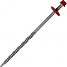 Самосверлящий винт Саморез для сэндвич-панелей HARDWEX ТМ HWX5-P10-6.3/5.5x135 мм, св.№3, RUSPERT, RAL 3020, 100 шт. 5190000240652