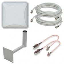 Антенна Antex Petra BB MIMO 22 15f 1700-2700мГц с кабелем и переходниками TS-9