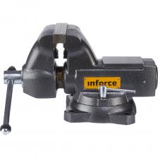 Поворотные слесарные тиски Inforce 165 мм 05-23-11