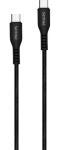 Кабель Philips плетеный USB C - USB C, 60W, 1.2м, черный (DLC8701B/74)