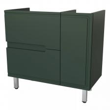 Тумба под раковину Taliente Cevia 90 L серо-зеленый матовый