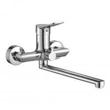 Элегантный и функциональный смеситель для ванны с настенным креплением AVIA изготовлен из высококачественной латуни. Удобный рычажный механизм обеспечивает плавное и точное регулирование потока и температуры воды. Картридж гарантирует отсутствие протечек и бесперебойную работу, а так же плавное и бесшумное переключение температуры воды. Корпус смесителей изготовлен из прочной и долговечной латуни, а гальваническое покрытие обеспечивает стильный внешний вид и надежную защиту от коррозии. Переключение между режимами «душ» и «ванна» осуществляется легким поворотом переключателя. Длина излива составляет 350 мм, что обеспечивает комфортное использование и достаточный радиус действия В комплекте со смесителем идут душевые аксессуары.