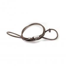 Буксировочный стальной трос ТамбовТехСнаб 4.8т 9м 9.6мм 7930130718793