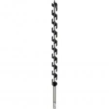 Сверло по дереву винтовое 10HEX-С 24 х 460 мм VIRA Сверло по дереву винтовое VIRA отлично подойдет для глубокого сверления в заготовках ДСП, мягких и твердых породах древесины. Материал сверла инструментальная сталь повышенной прочности, которая подходит для изготовления сверл, сохраняя их режущие качества и высокий рабочий ресурс. Специальная форма шнека и центрирующего острия обеспечивают быстрый заход в материал и выход без заклинивания. Длина сверла 460 мм, диаметр 24 мм, твердость каждого сверла приблизительно равна 40-55 HRC. Шестигранный хвостовик диаметром 10 HEX-C (расстояние между противоположными гранями шестигранника - 10 мм). Характеристики:Длина (мм): 460Диаметр (мм): 24Тип хвостовик: шестигранный (HEX)Диаметр хвостовика (мм): 10Твердость (HRC): 40-55Материал: инструментальная стальНазначение: для глубокого сверления в заготовках ДСП, мягких и твердых породах древесины