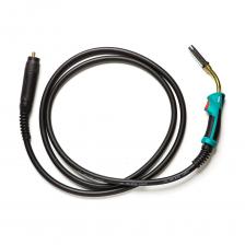 Горелка сварочная для MIG сварки BM-360 5 м GROVERS BM-360-5m предназначена для полуавтоматической сварки электродной проволокой в среде защитного газа. Конструкция горелки предусматривает кнопочное управление и воздушное охлаждение. Соединяется с легким и гибким шланговым пакетом с помощью шарнира, что обеспечивает максимальный комфорт и позволяет проводить сварочные работы продолжительное время без усталости.