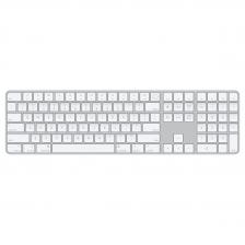 Клавиатура Apple Magic Keyboard with Touch ID and Numeric Keypad MK2C3LL/A (2021) White белая беспроводная