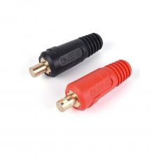 энаргит Набор кабельных вилок 35-50 мм “класс В” красная (1 шт) и черная (1 шт), арт.К35-50-2-B-RB предназначены для подключения сварочных проводов к аппаратам, вне зависимости от вида оборудования и типа сварки. При помощи кабельной вилки соединяются кабели сечением до 50 мм(2), а также предупреждается их самопроизвольное отсоединение. Монтирование кабеля: Медную жилу кабеля свернуть, винт аккуратно закрутить без чрезмерной нагрузки. Но лучше осуществить методом пайки это не только уменьшит риск расколоть латунную часть, но и создаст лучший электрический контакт для тока. Внимание, изображение товара может отличаться от реального! Верные параметры указаны в технических характеристиках товара.