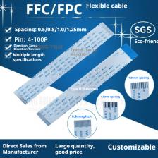 Мягкий кабель FFC/FPC 1.25 мм 4P6P7P8P9P11P13P15P17P19P21P23P25P30P