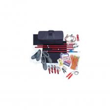 Диэлектрический Комплект средств защиты в электроустановках от 1 до 15кВ КСЗ-0,4-15Э предназначен для успешного прохождения проверок со стороны контролирующих органов. Согласно приказа Минэнерго РФ №261 от 30.06.2003 предусмотрен минимальный перечень средств защиты для работы в электроустановках от 1 до 15кВ. Допустимые рабочие температуры от -45°С до +45°С. Относительная влажность воздуха до 98% при +25°С.