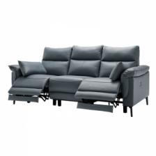 Диван-реклайнер на 3 места Xiaomi 8H Dual Electric Seat Italian Leather Sofa Gray (B9S)