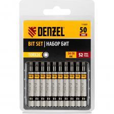 Набор бит TORX T20, 50 мм, сталь S2, шестигранный профиль, 10 шт Denzel 11669 предназначен для шуруповертов и отверток-адаптеров. Биты используются при монтаже и демонтаже большинства саморезов по дереву и шурупов. За счет оптимальной геометрии биты способны ввинтить и извлечь большое количество крепежа без потери рабочих свойств. Изготовлены из стали S2 и закалены, что обеспечивает повышенную износостойкость и увеличивает срок службы. Высокоточный шлиц предотвращает разрушение шляпки крепежа при работе.  Для удобства работы в труднодоступных местах шлицы намагничены. Внимание, изображение товара может отличаться от реального! Верные параметры указаны в технических характеристиках товара.