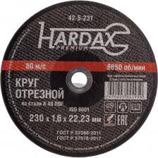 Отрезной круг по металлу Круг отрезной по металлу A 40 R BF/41 (230х1.6х22.23 мм) Hardax 42-5-231
