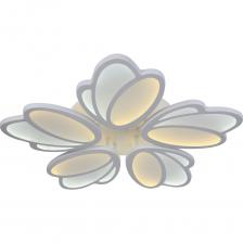 Современный светодиодный потолочный светильник. Акриловые плафоны, встроенные в белый металлический каркас, мягко и равномерно рассеивают свет. С помощью пульта управления можно настроить цветовую температуру в пределах 3500K-6500K. Практичный и современный дизайн светильника прекрасно подойдет для освещения интерьера в стиле хай-тек и минимализм. Светильник крепится к потолку с помощью планки, подходит также для натяжных потолков.