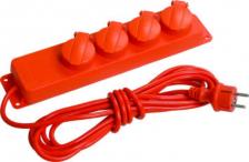 IEK Удлинитель У05В 5 места с защитными крышками WYP10-16-05-05-44-N 1 шт