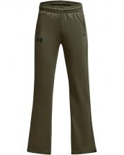 Брюки Under Armour Kids Fleece Pants, цвет Marine OD Green/Black