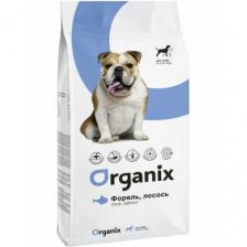 Organix корм для собак, с форелью и лососем 2,5 кг