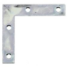 уголок плоский крепежный 50x50x10мм оцинкованный