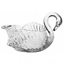 Crystal BOHEMIA Лебедь, 33 см, 34х34 см, 1.4 л, 1 шт., бесцветный