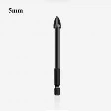 Сверло для плитки и стекла Black 3/4/5/6/8/10/12 мм