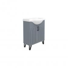 Тумба Teymi Lina 65, 2 дверцы с доводчиком, ясень графит T60102 ЦБ-00266200